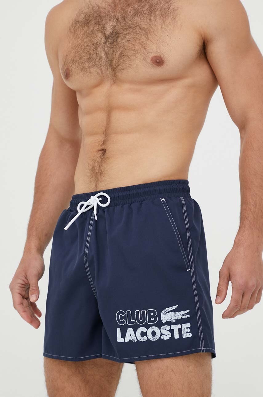 Σορτς κολύμβησης Lacoste χρώμα ναυτικό μπλε MH5637