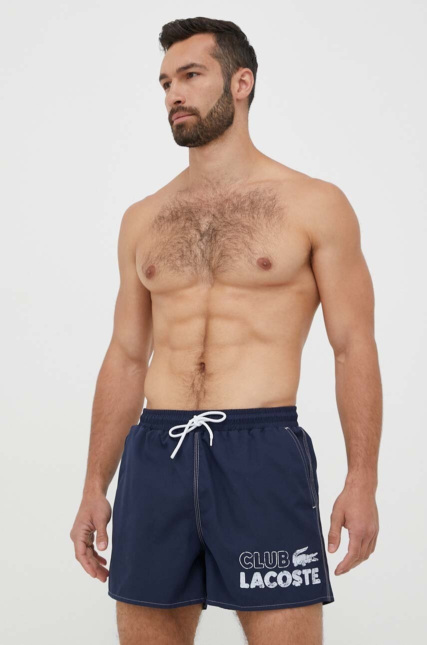Σορτς κολύμβησης Lacoste χρώμα ναυτικό μπλε MH5637