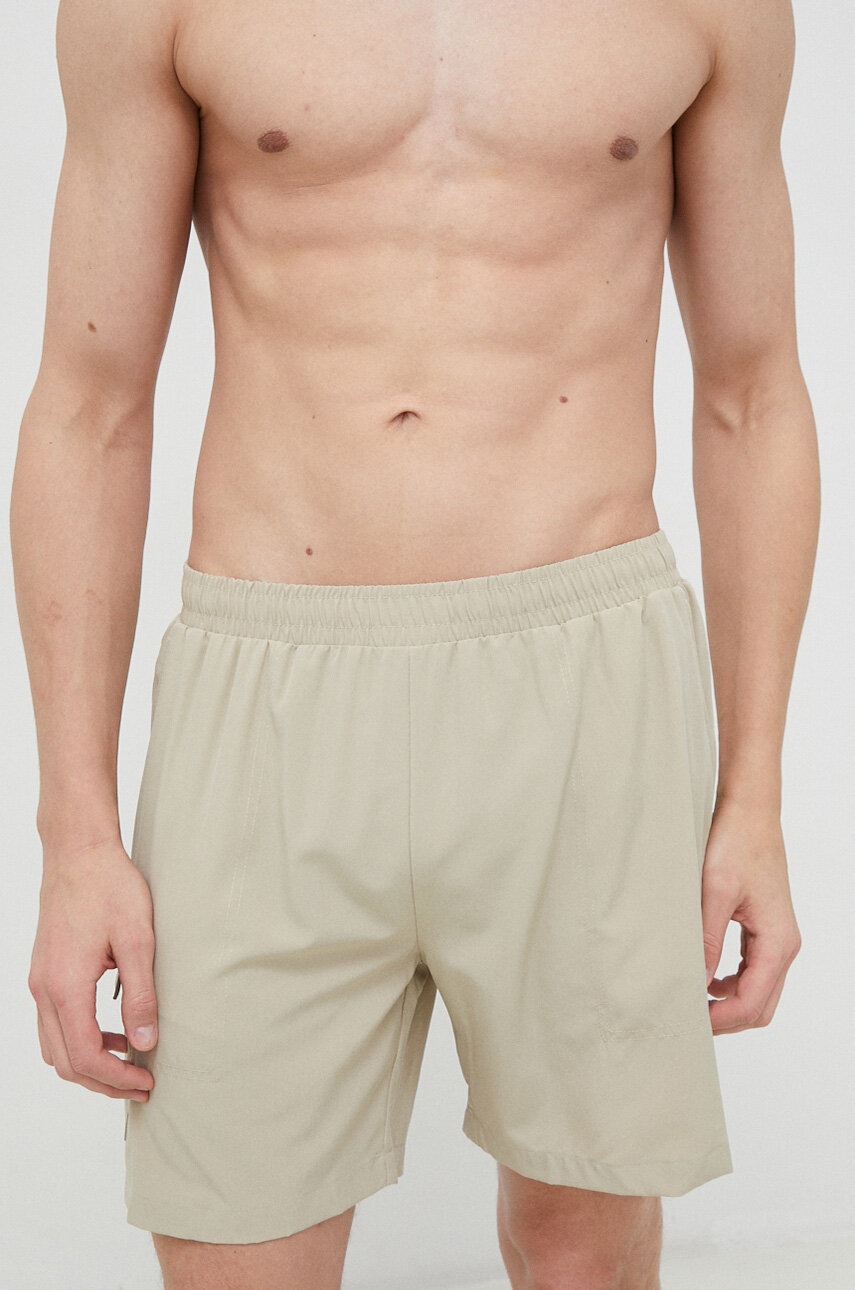 Μαγιό Fila χρώμα: μπεζ φωτογραφία