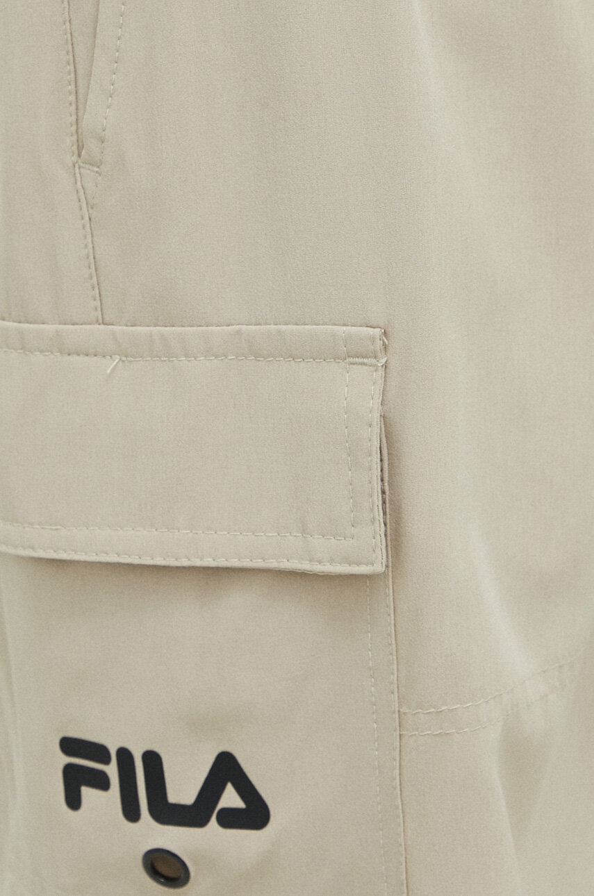 Μαγιό Fila χρώμα: μπεζ φωτογραφία