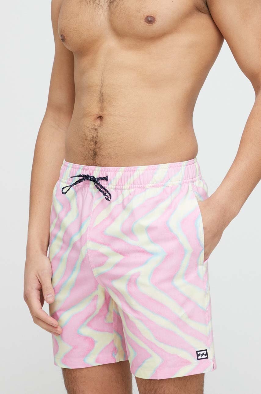 Billabong Pantaloni Scurti De Baie Culoarea Roz