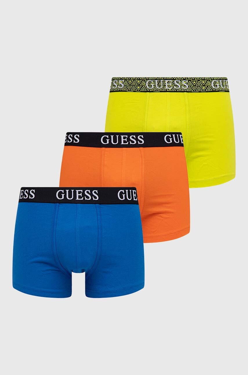 

Боксерки Guess (3 броя) в зелено, Зелен