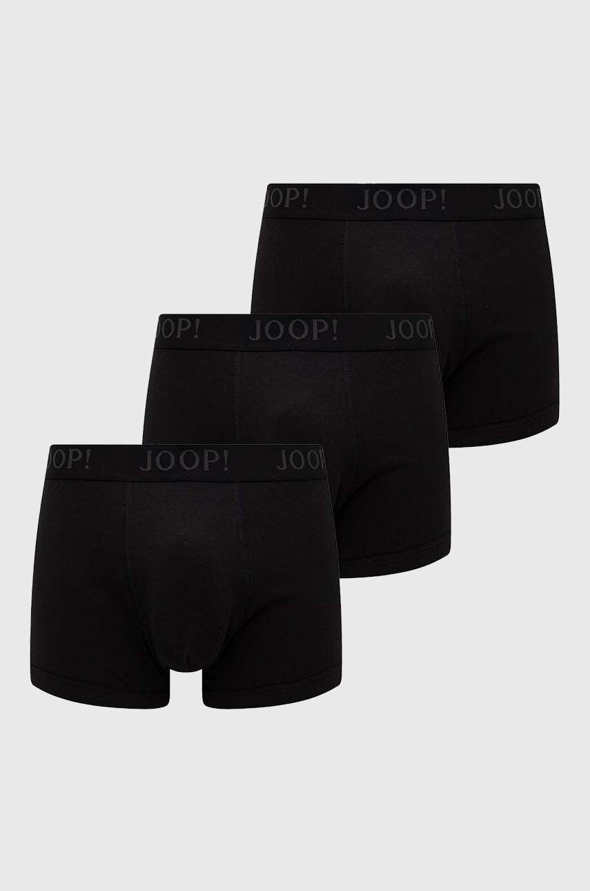 Levně Boxerky Joop! 3-pack pánské, černá barva, 30030784
