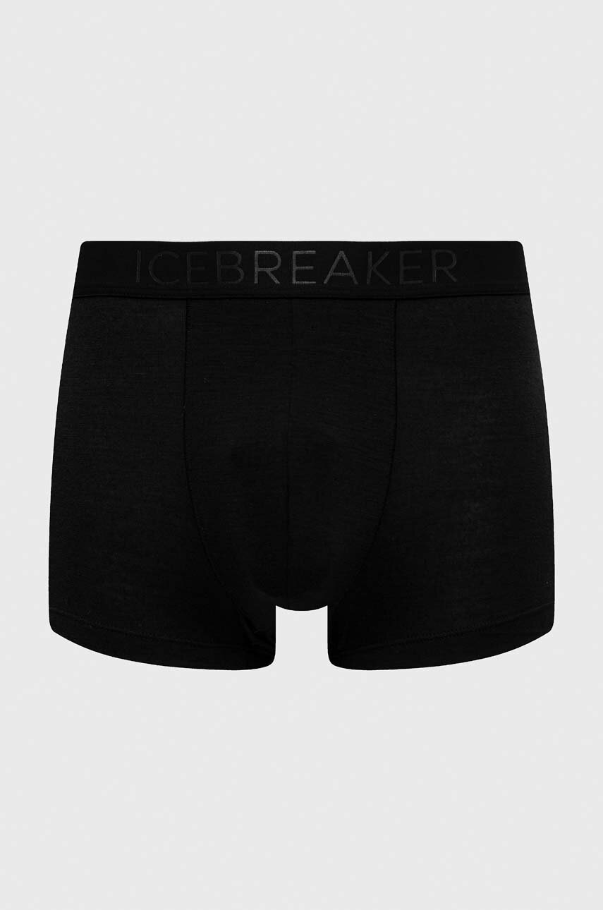 Icebreaker lenjerie functionala Cool-Lite Merino Anatomica culoarea negru