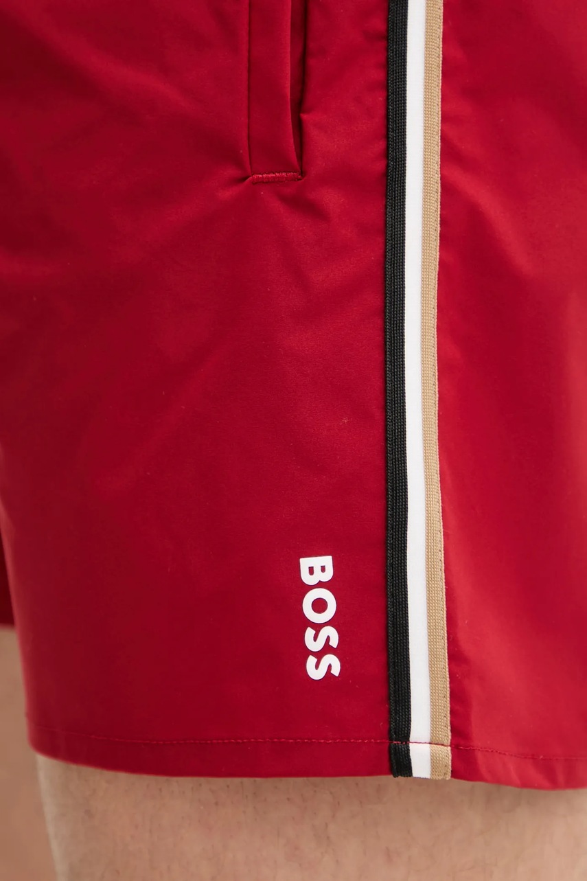 Μαγιό BOSS χρώμα: μαύρο, 50491594 φωτογραφία