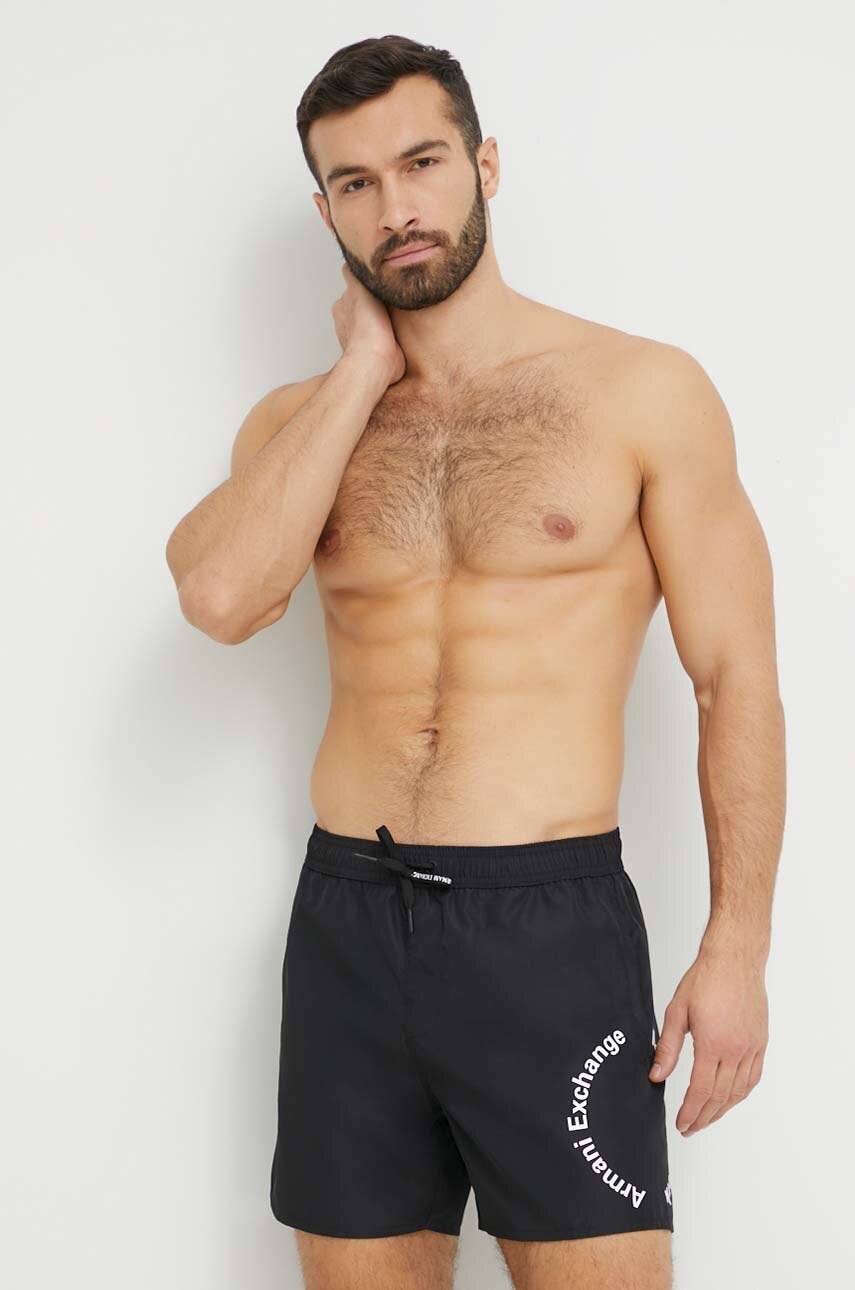 

Купальные шорты Armani Exchange цвет чёрный