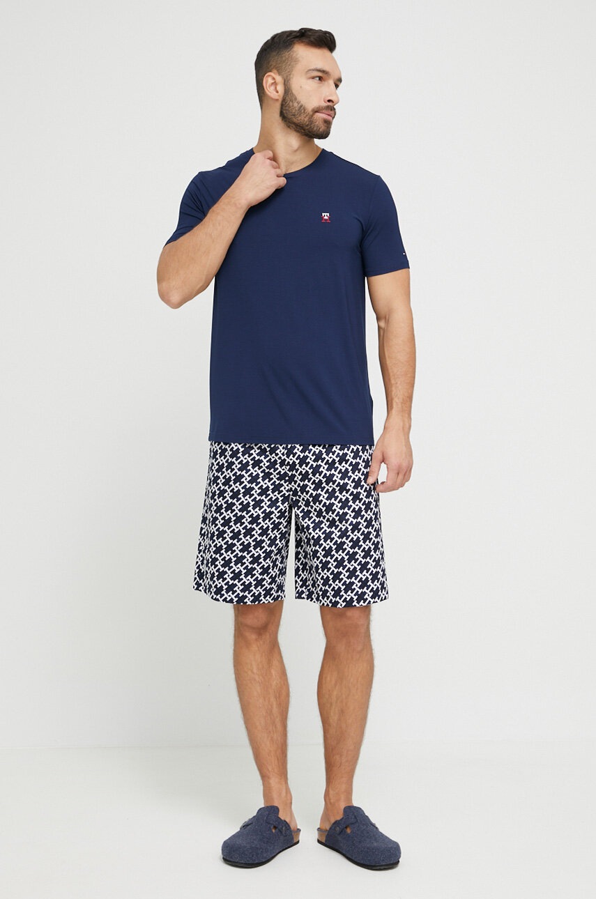 

Піжама Tommy Hilfiger чоловіча колір синій візерунок
