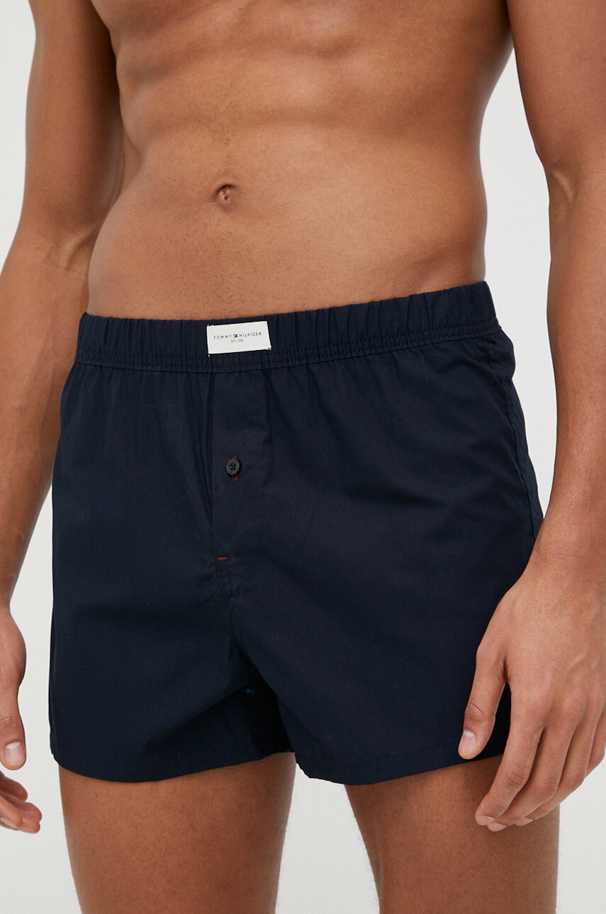 

Хлопковые боксёры Tommy Hilfiger 3 шт цвет синий