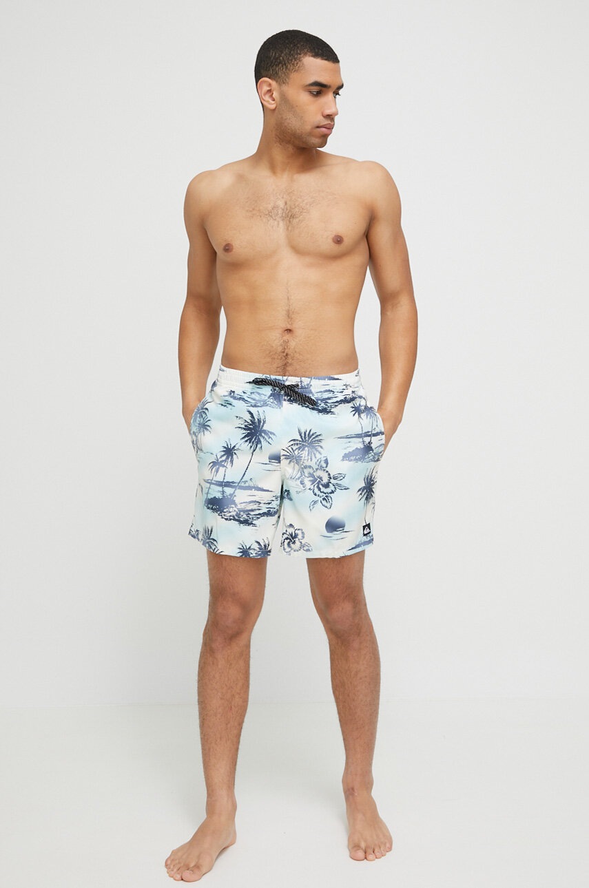 Σορτς κολύμβησης Quiksilver χρώμα: πράσινο