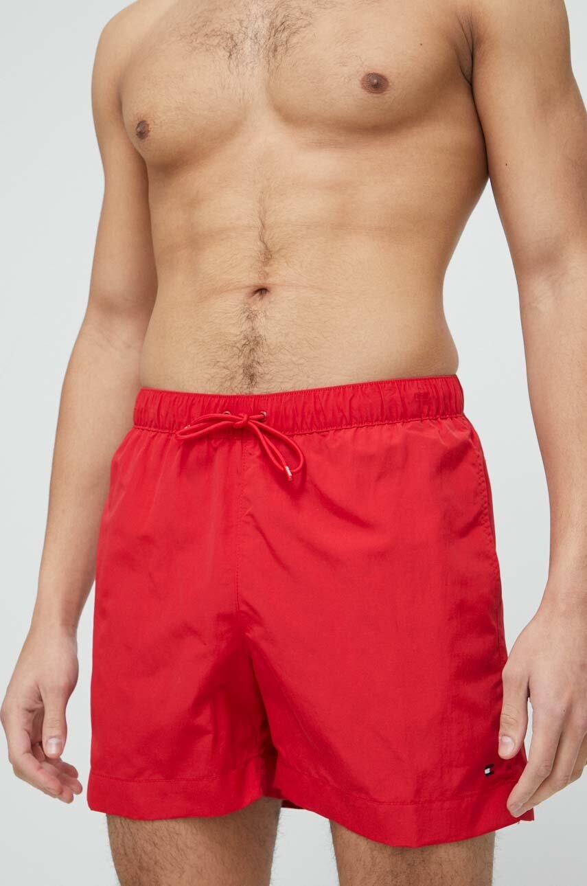 Σορτς κολύμβησης Tommy Hilfiger χρώμα: κόκκινο
