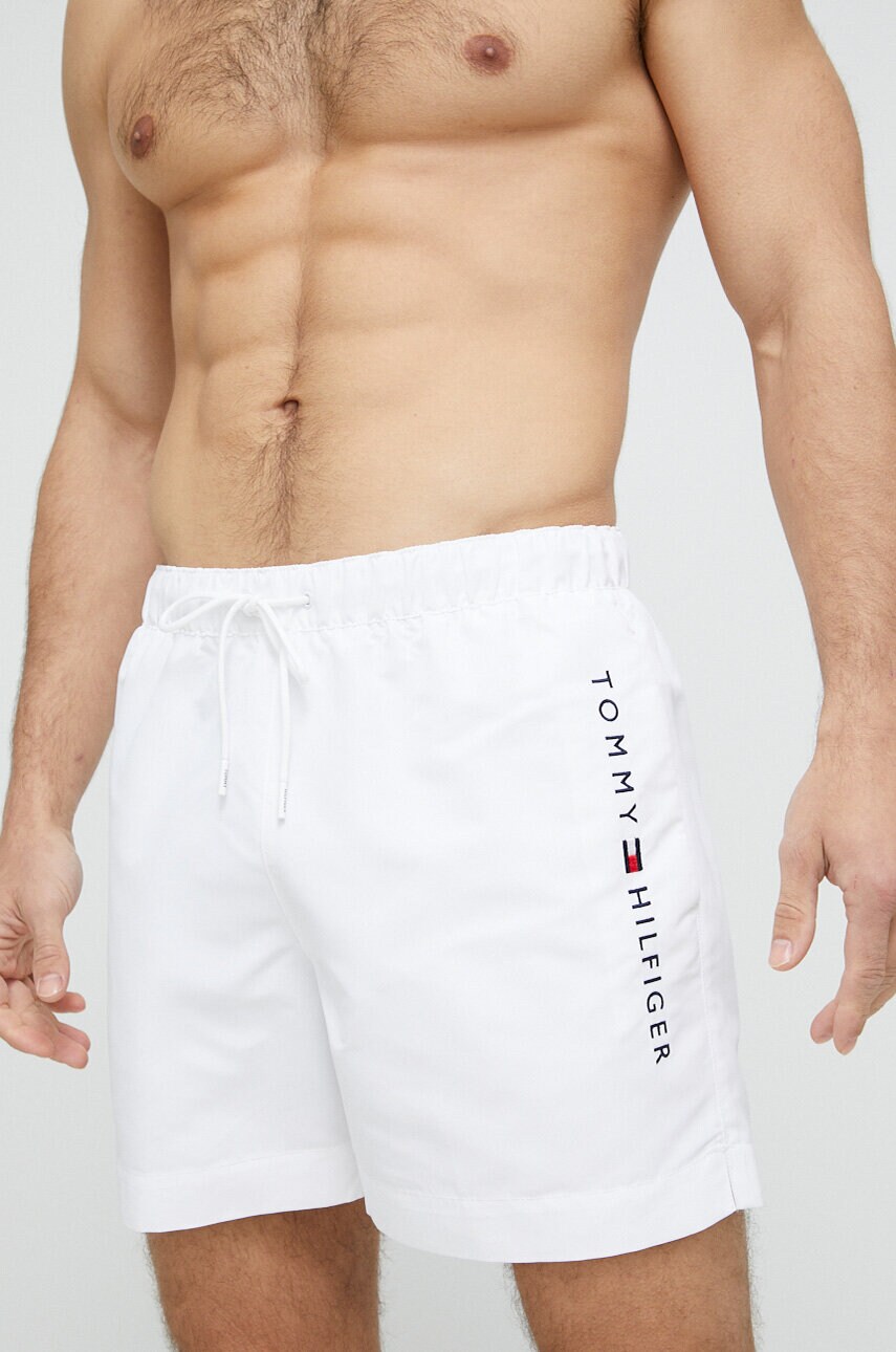 

Плувни шорти Tommy Hilfiger в бяло, Бял
