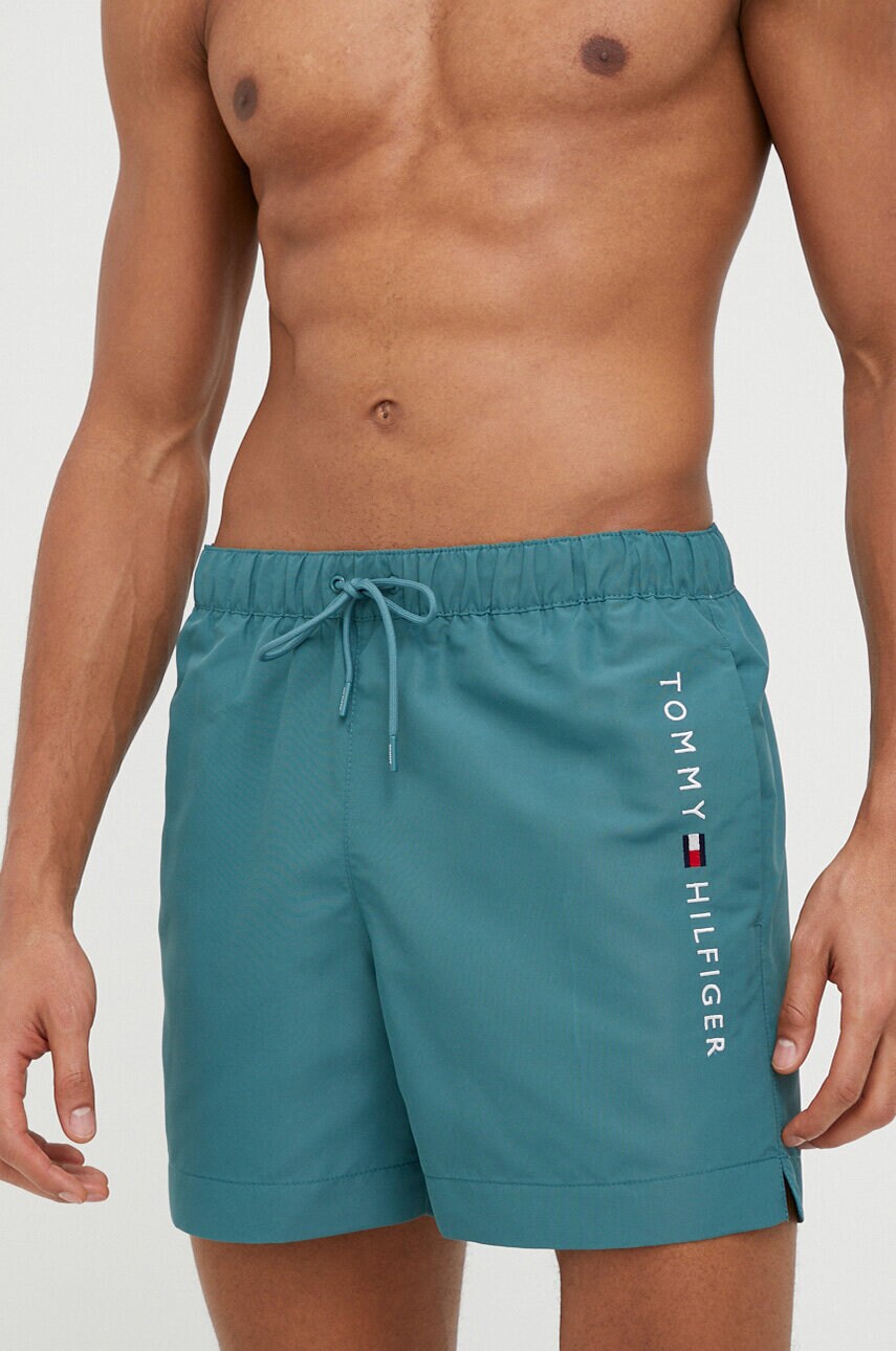 

Плувни шорти Tommy Hilfiger в зелено, Зелен