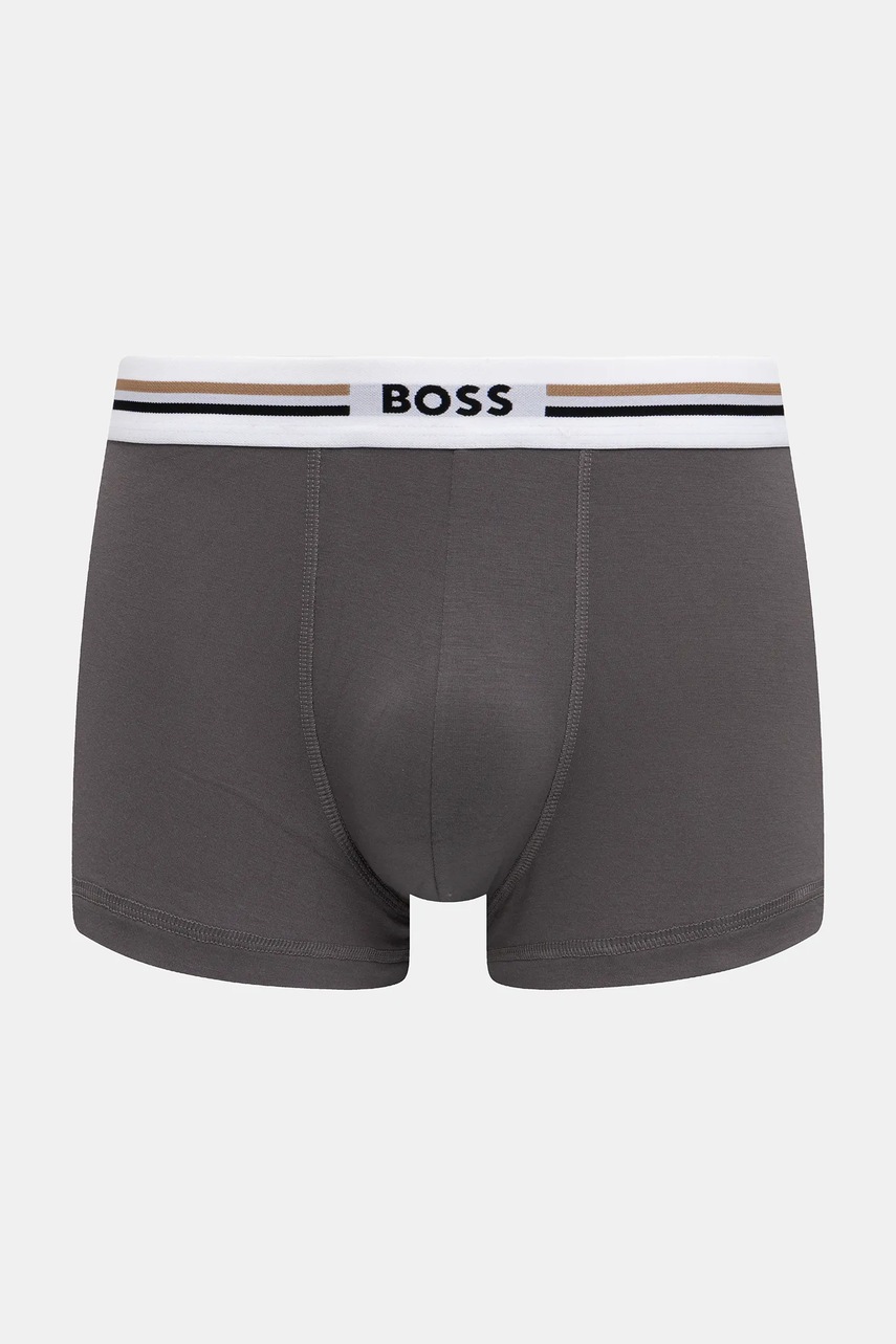 BOSS priliehavé boxerky pánske s viskózou Trunk 3P Revive 3-pak