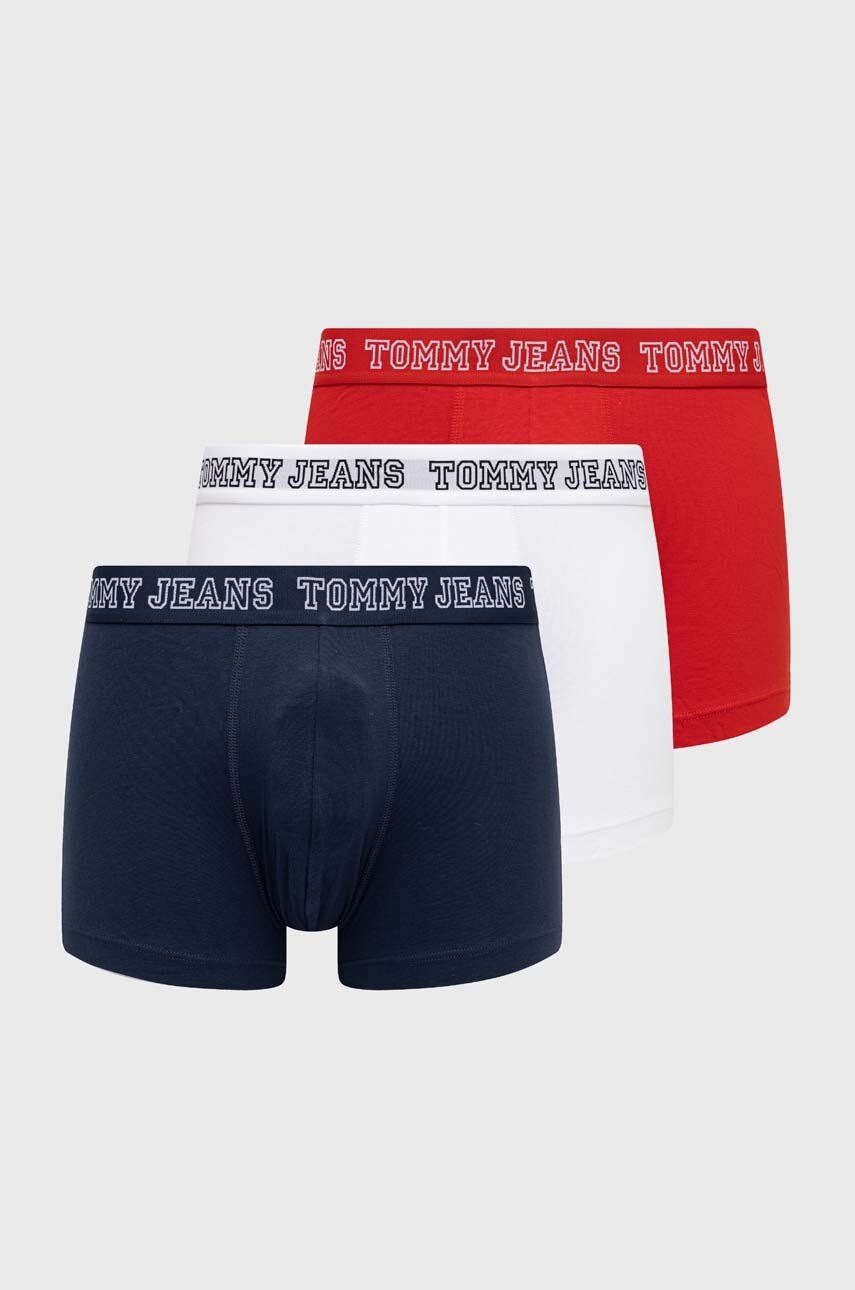 Boxerky Tommy Jeans 3-pack pánské - vícebarevná -  Hlavní materiál: 95 % Bavlna
