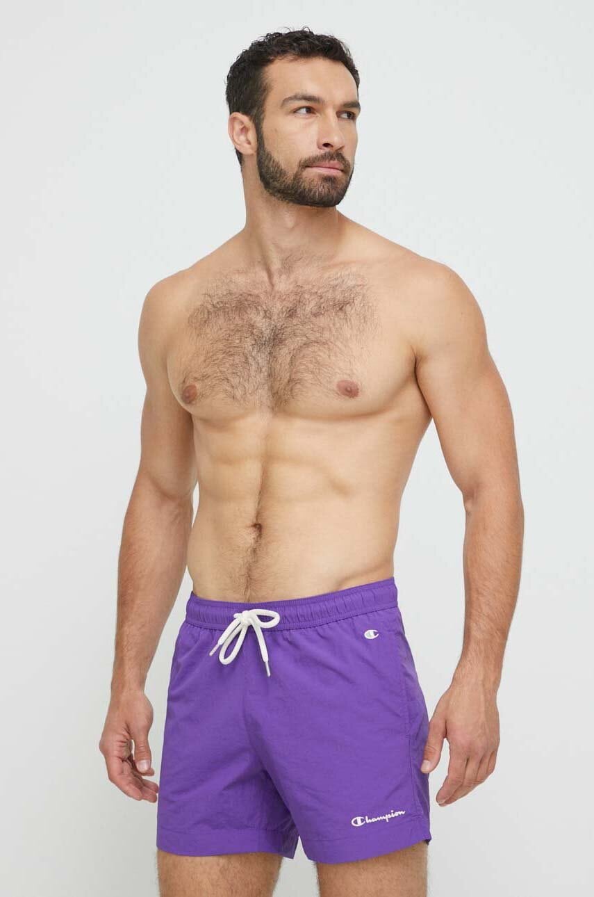 Champion Pantaloni Scurti De Baie Culoarea Violet