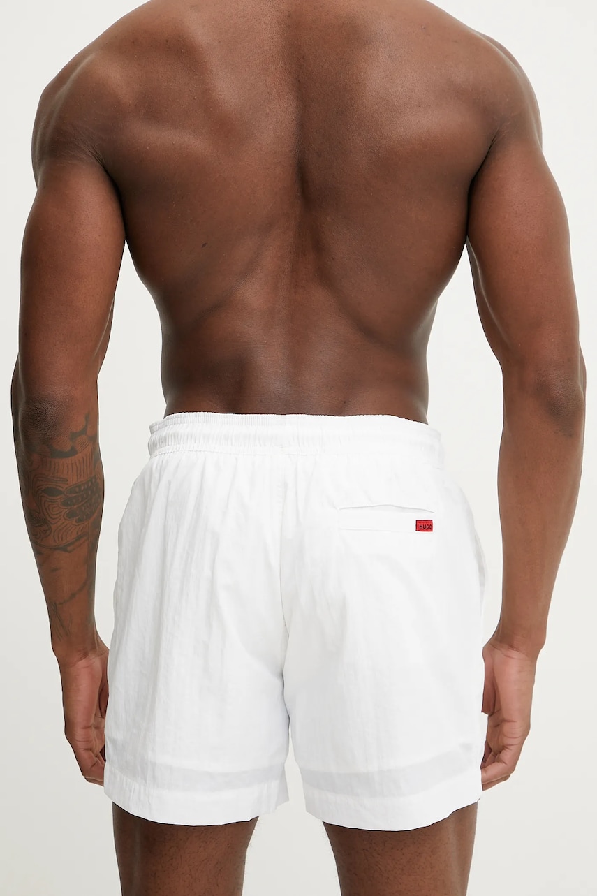 Купальные шорты HUGO цвет белый Купальные шорты HUGO цвет белый