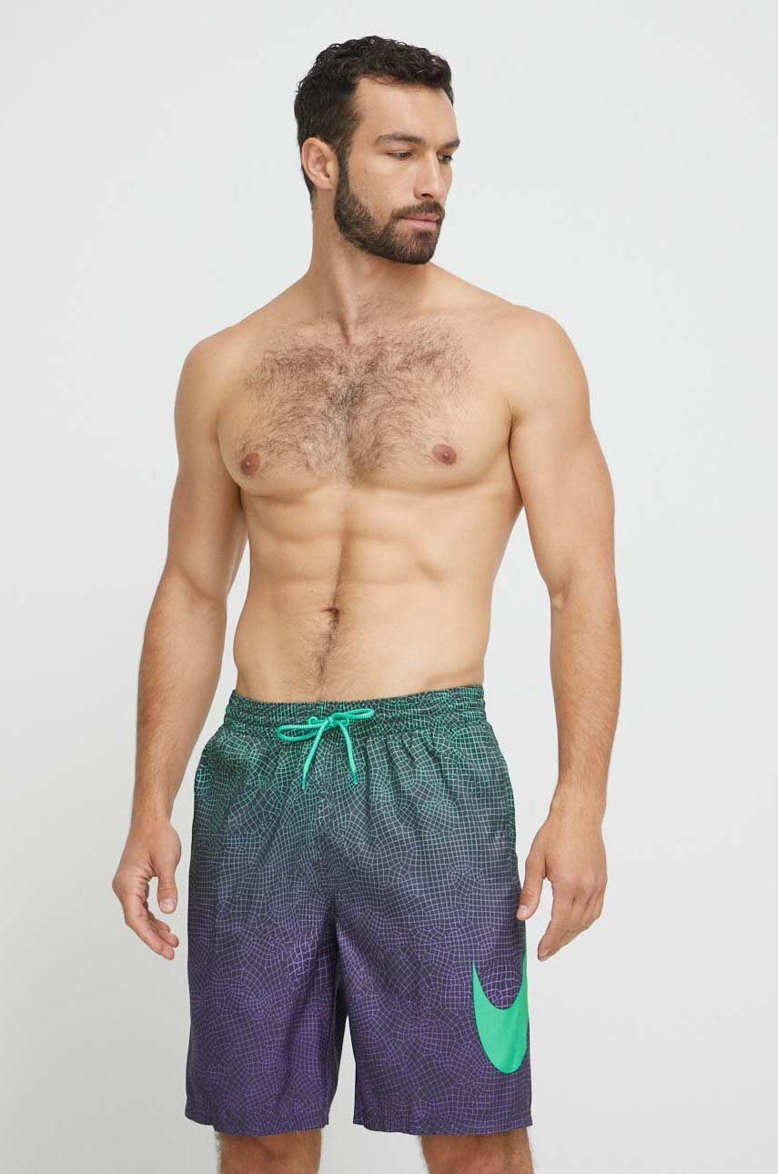 Σορτς κολύμβησης Nike χρώμα: πράσινο