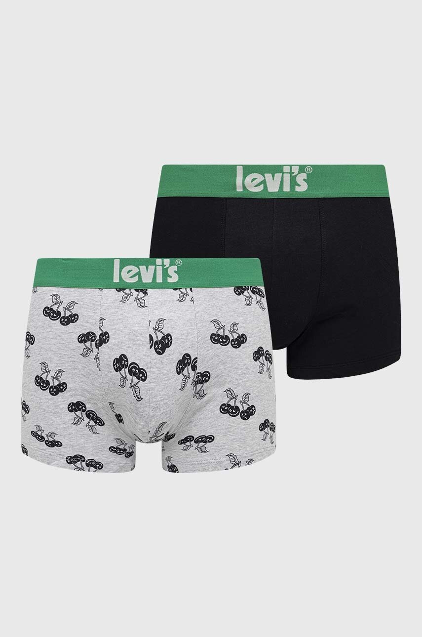 

Боксерки Levi's (2 броя) в черно, Черен