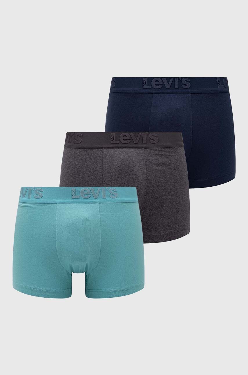 Boxerky Levi′s 3-pack pánské - vícebarevná -  Hlavní materiál: 95 % Bavlna