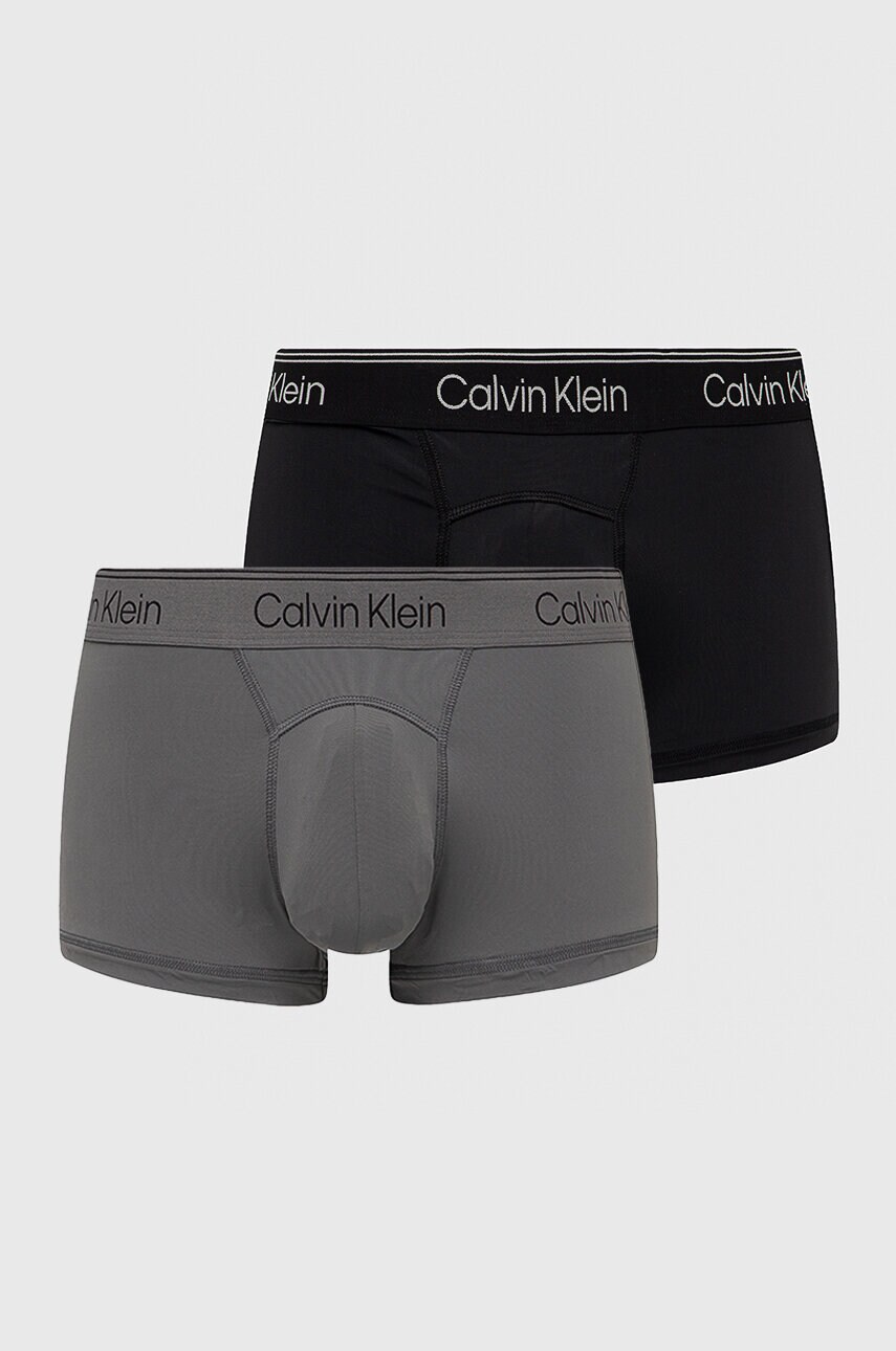 

Боксерки Calvin Klein Underwear (2 броя) в сиво, Сив