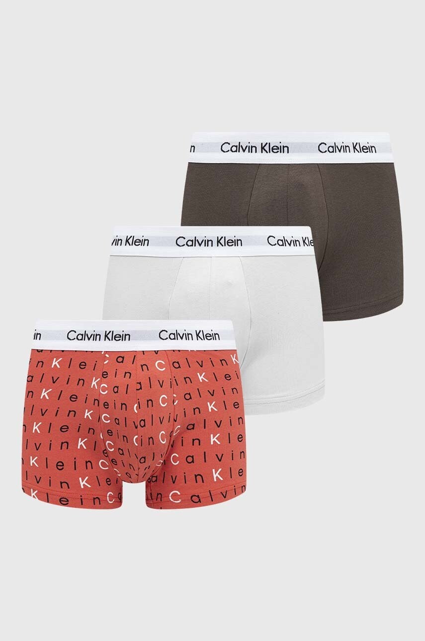 

Боксерки Calvin Klein Underwear (3 броя) в червено, Червен