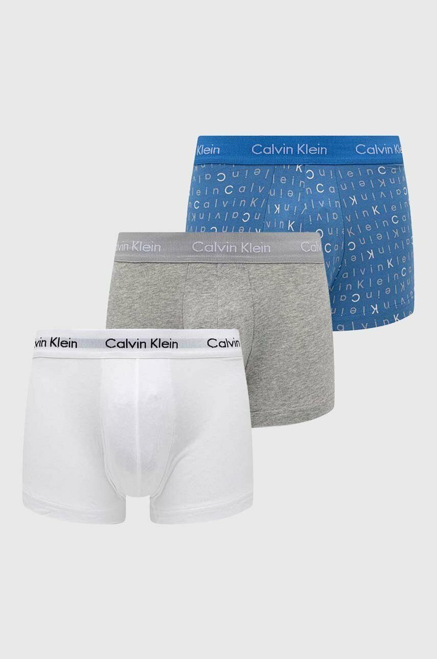 

Боксерки Calvin Klein Underwear (3 броя) в синьо, Син