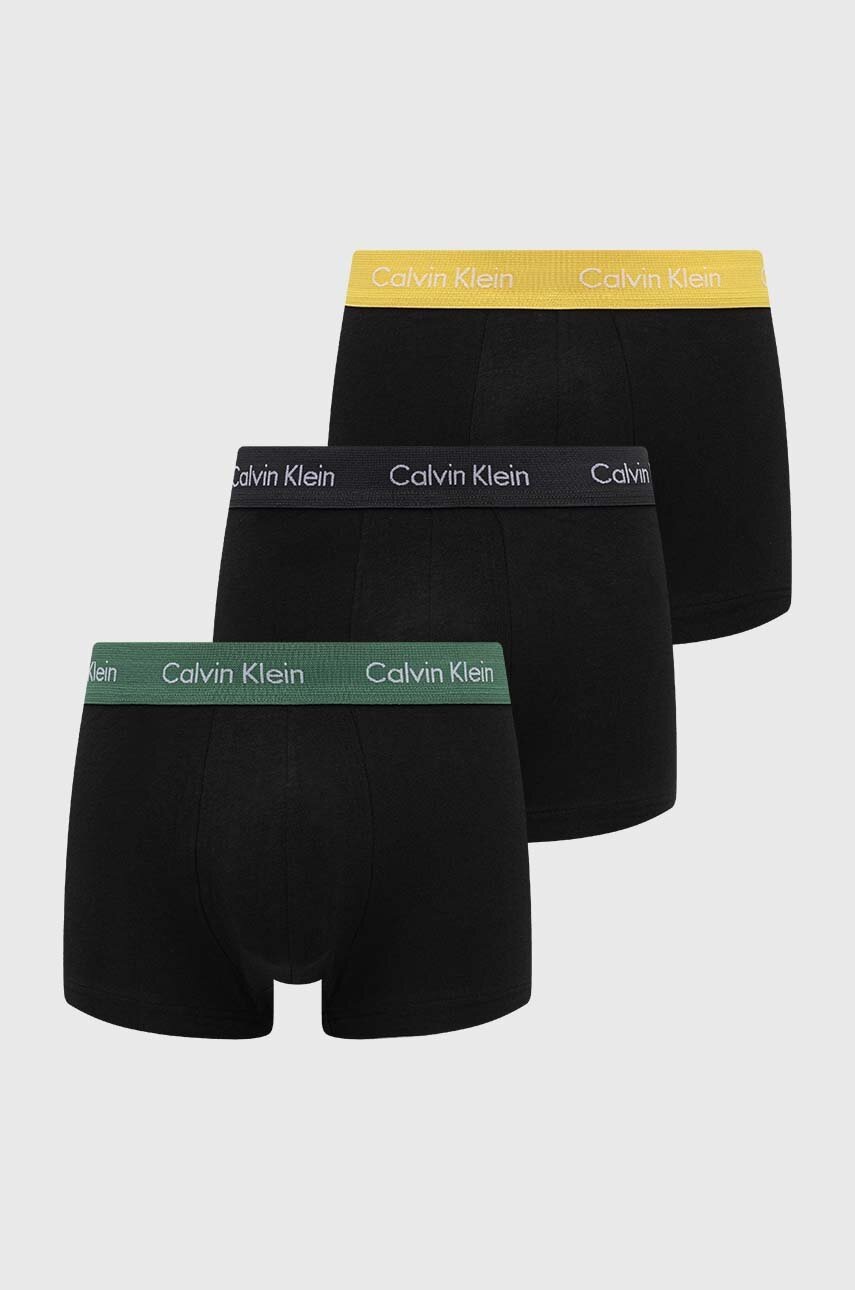 

Боксерки Calvin Klein Underwear (3 броя) в черно, Черен