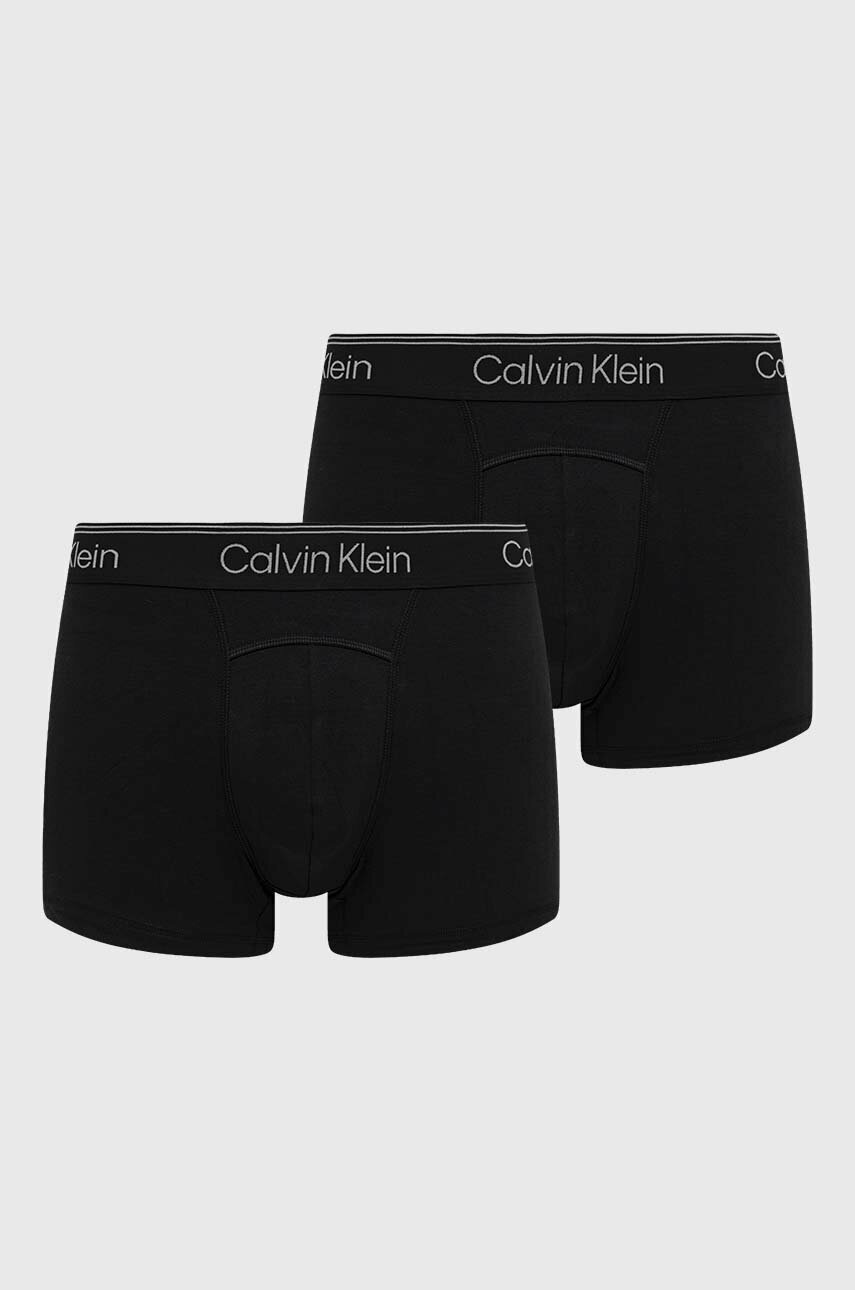 

Боксерки Calvin Klein Underwear (2 броя) в черно, Черен
