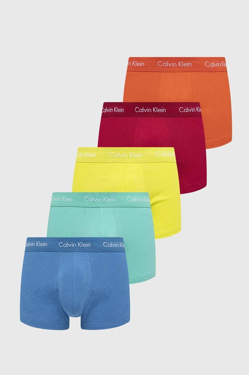 

Боксерки Calvin Klein Underwear (5 броя) в оранжево, Оранжев
