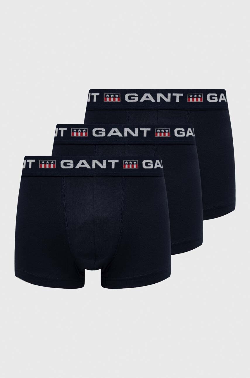 Gant boxeri 3-pack barbati, culoarea albastru marin