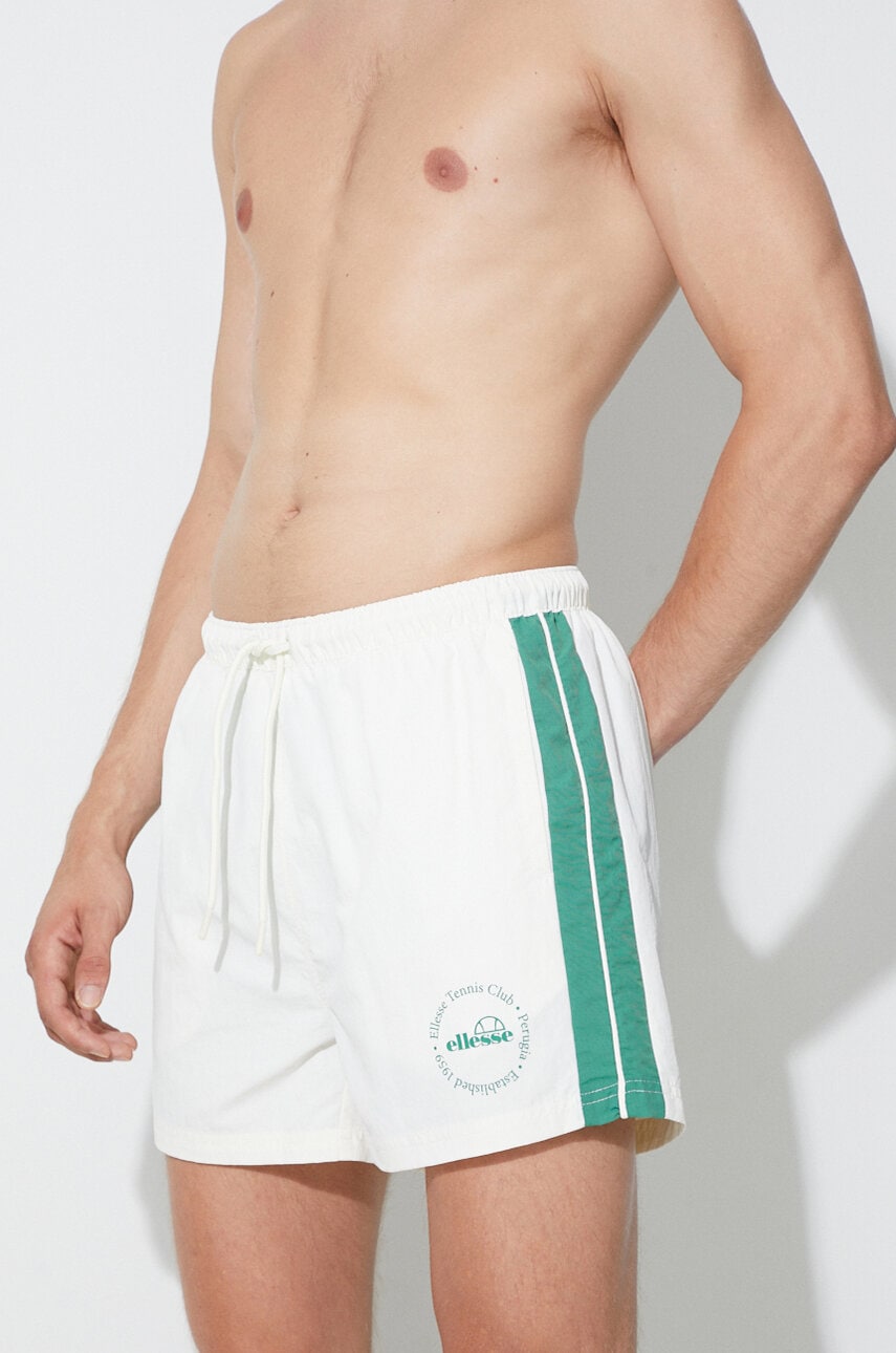 Ellesse Pantaloni Scurti De Baie Culoarea Alb