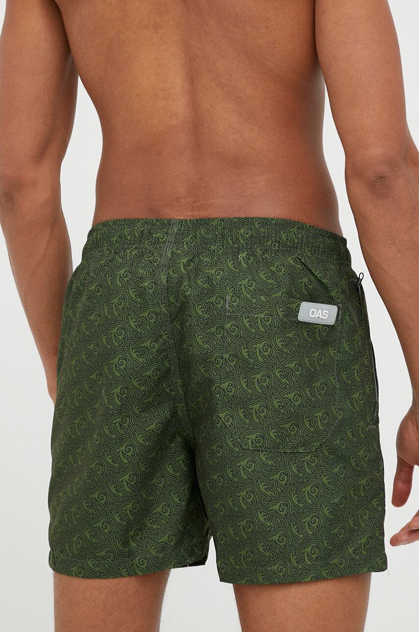 OAS Pantaloni Scurti De Baie Culoarea Verde