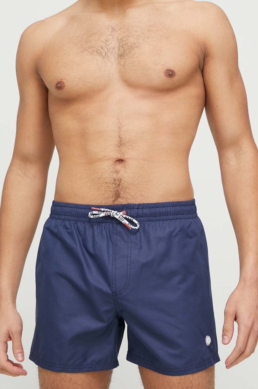 Pepe Jeans pantaloni scurti de baie Finn culoarea albastru marin