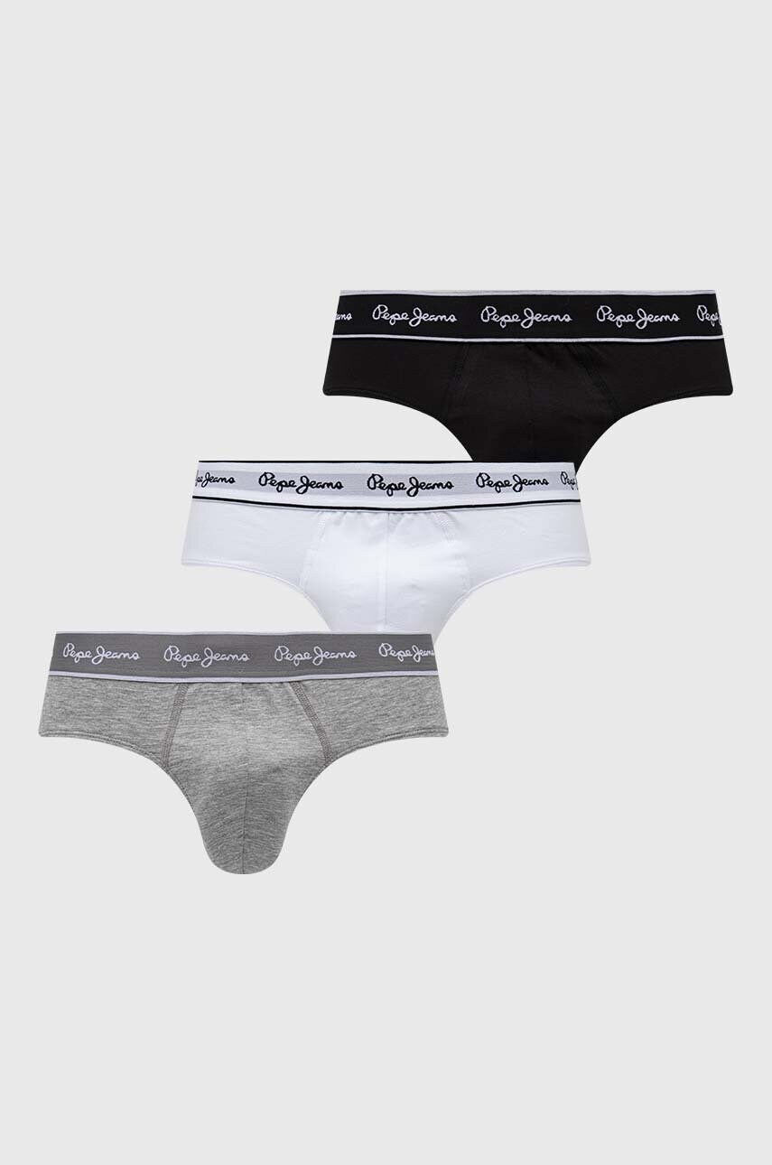 

Сліпи Pepe Jeans 3-pack чоловічі колір сірий
