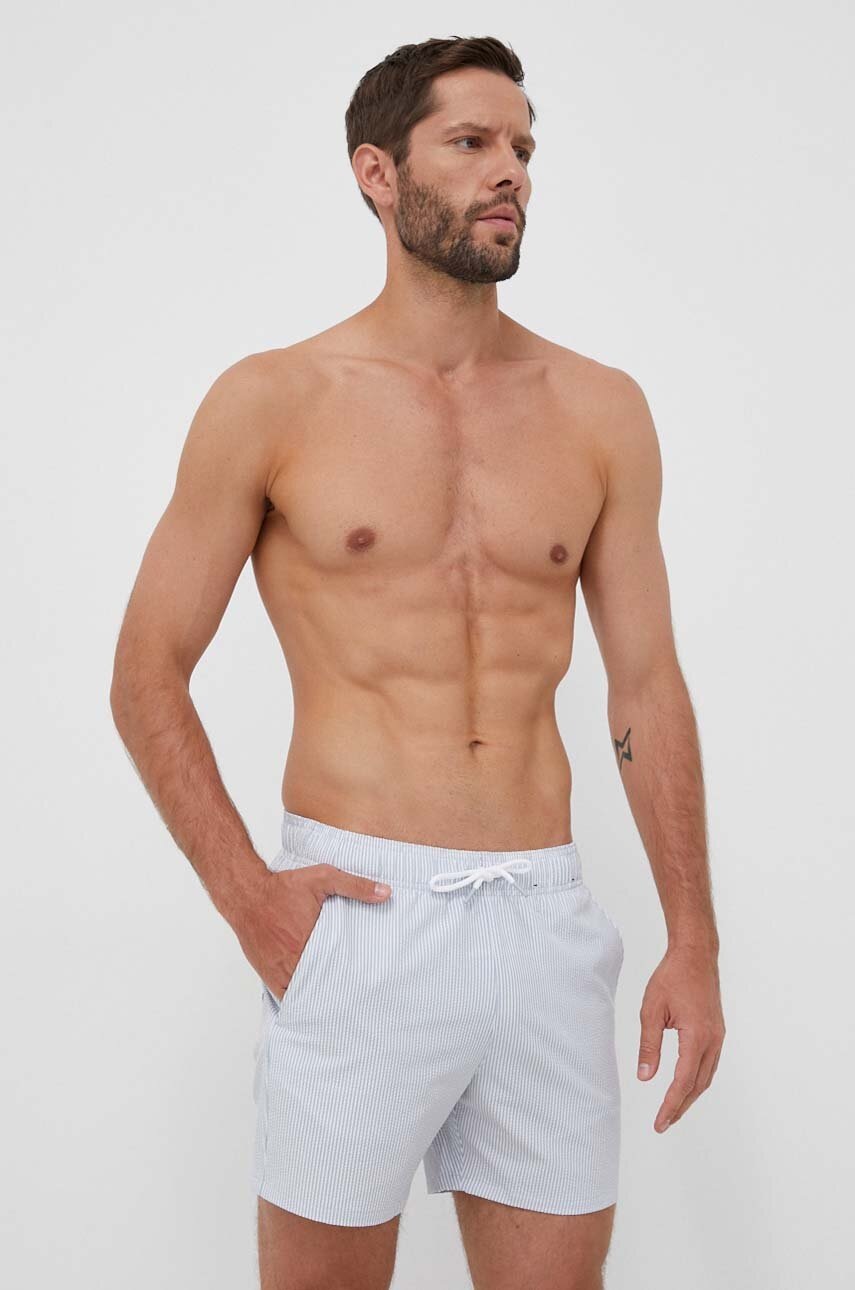 

Плувни шорти Hollister Co. в синьо, Син