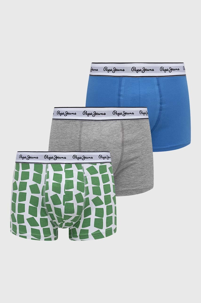 

Боксери Pepe Jeans 3-pack чоловічі колір зелений