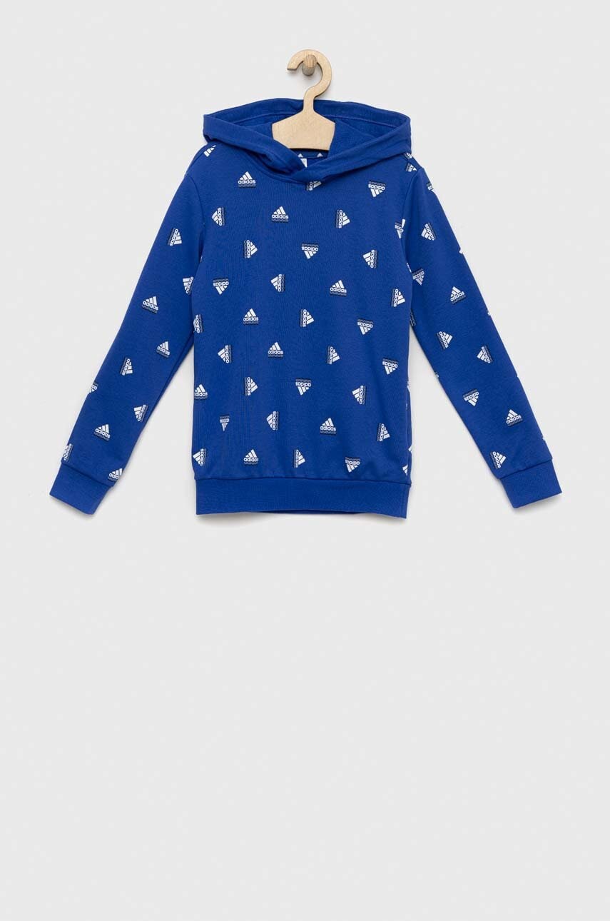 Adidas bluza copii u bluv hd cu glugă, modelator