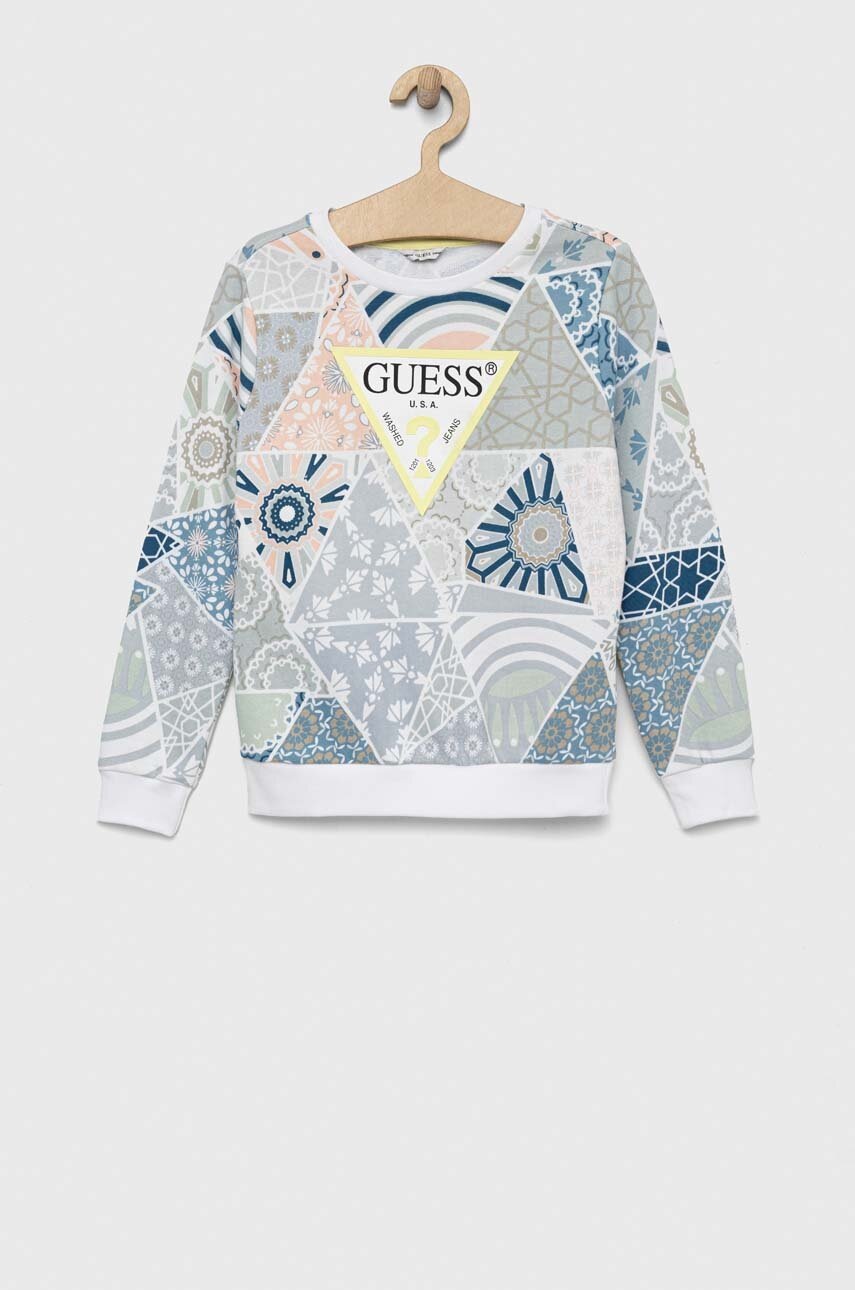 

Дитяча бавовняна кофта Guess візерунок