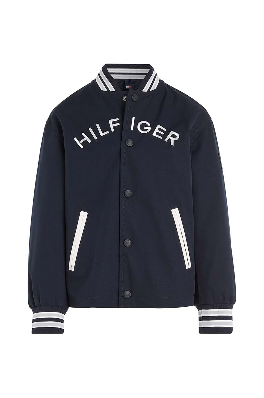 

Детская куртка-бомбер Tommy Hilfiger цвет синий