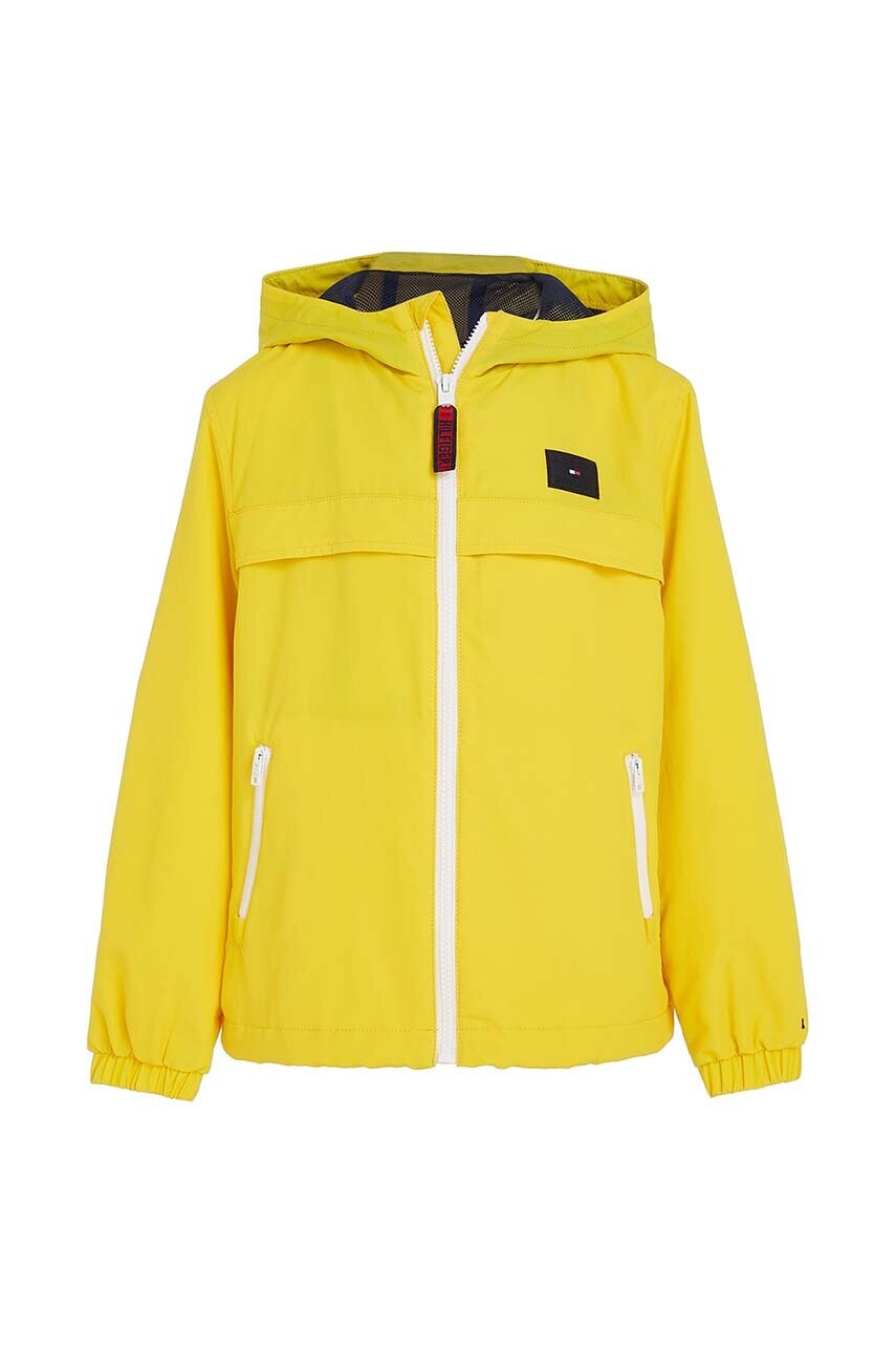 

Дитяча куртка Tommy Hilfiger колір жовтий