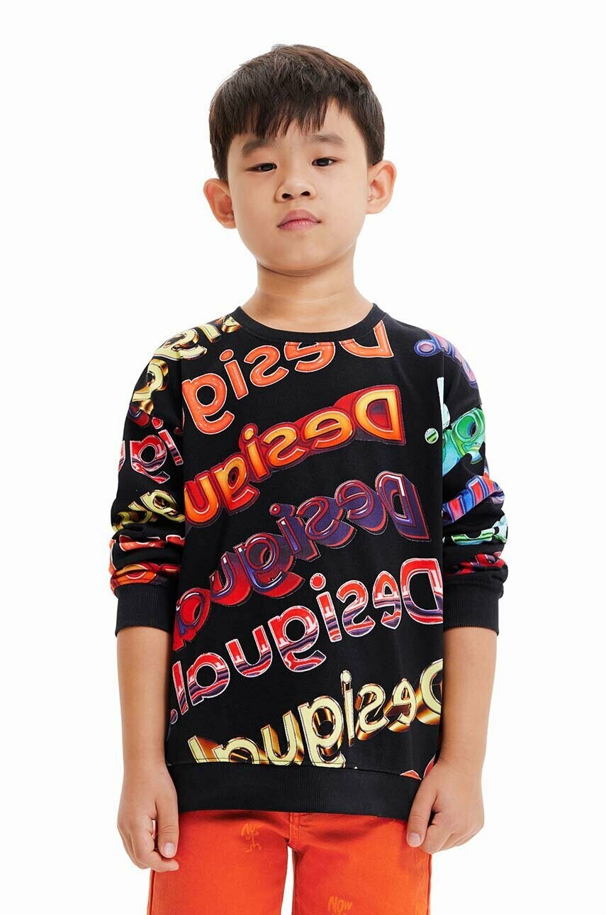 

Детская хлопковая кофта Desigual узор