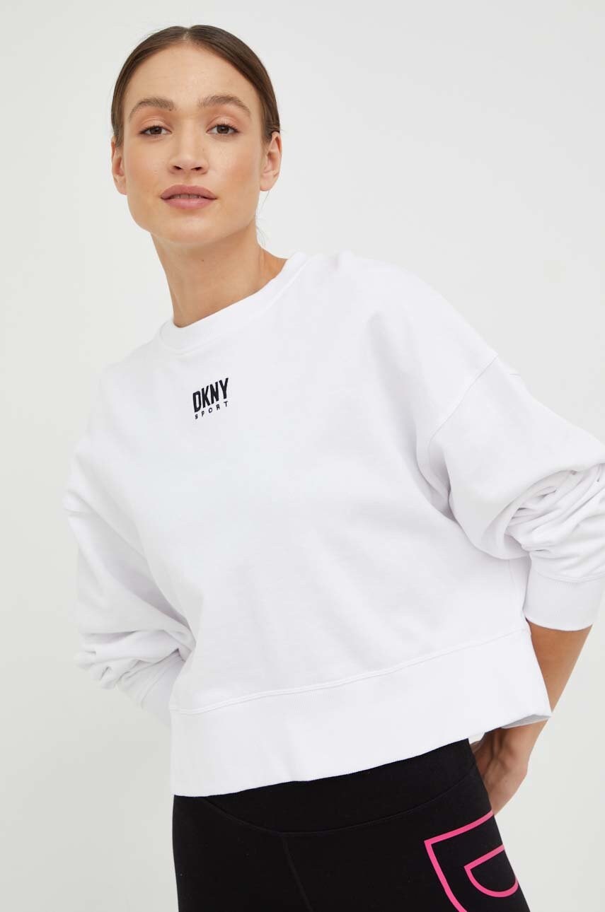 

Кофта Dkny жіноча колір білий однотонна