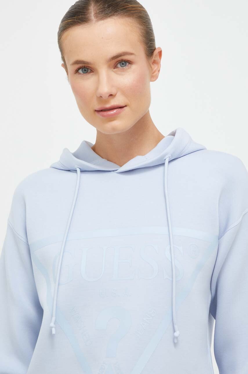

Кофта Guess жіноча з капюшоном з принтом