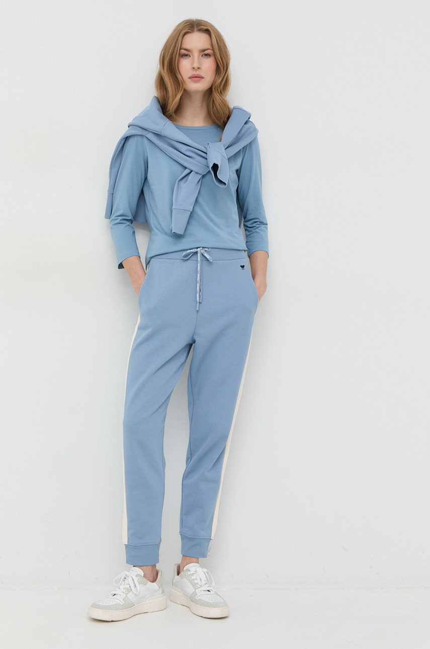 

Хлопковая кофта Weekend Max Mara женская с капюшоном с принтом