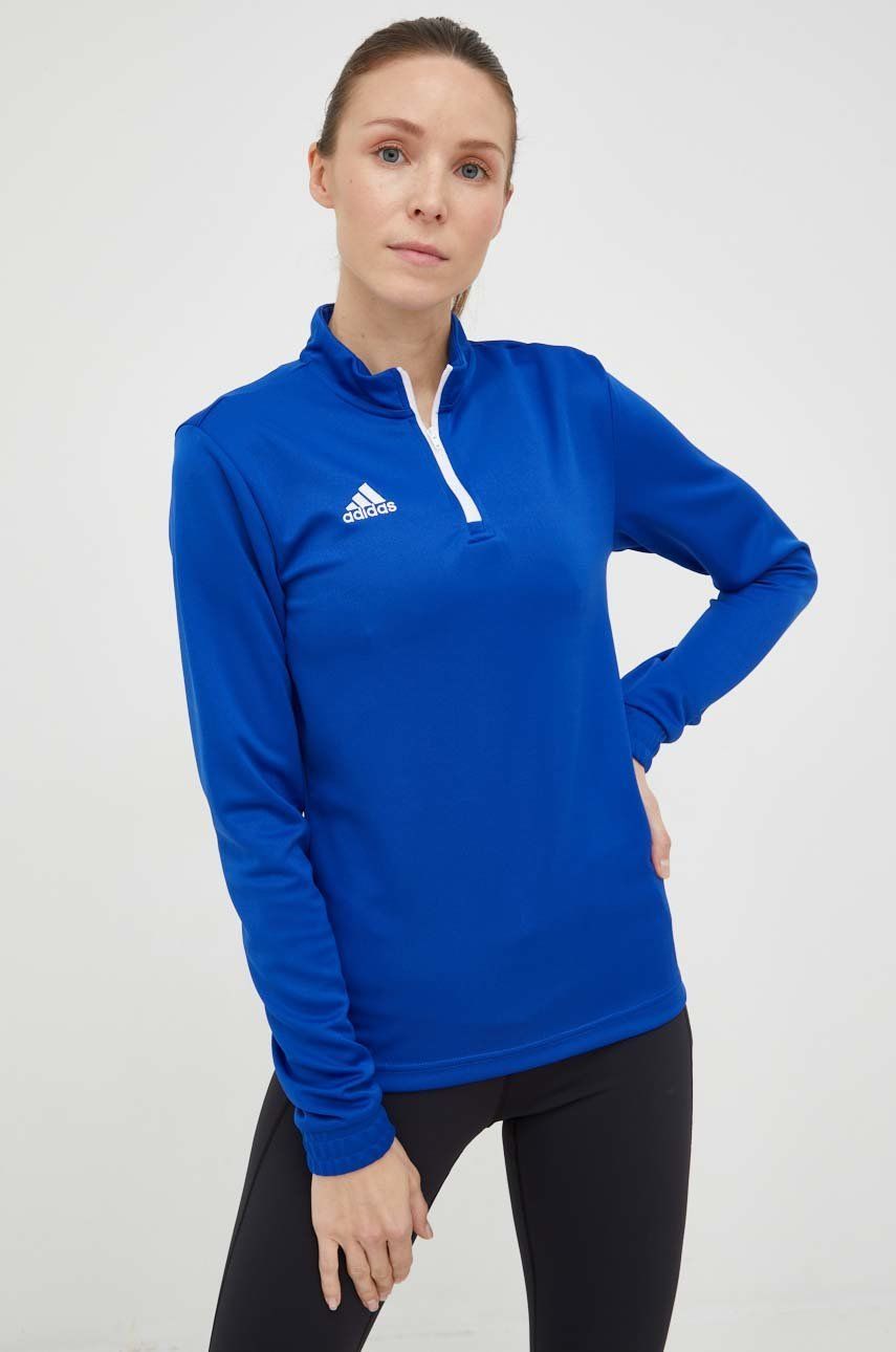 Tréninková mikina adidas Performance Entrada 22 - modrá -  100% Recyklovaný polyester