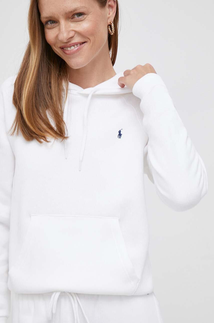 

Кофта Polo Ralph Lauren жіноча колір жовтий з капюшоном однотонна