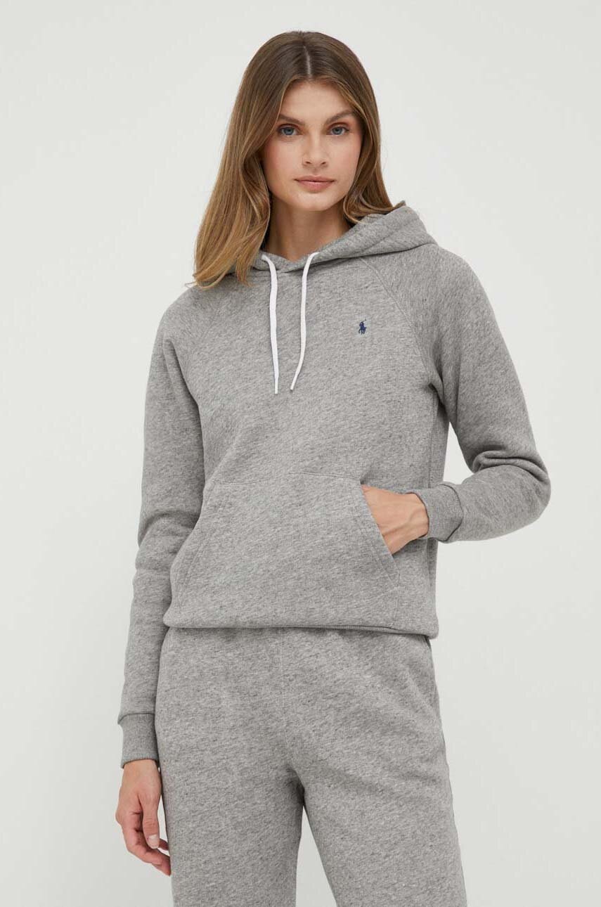 

Кофта Polo Ralph Lauren жіноча колір жовтий з капюшоном однотонна