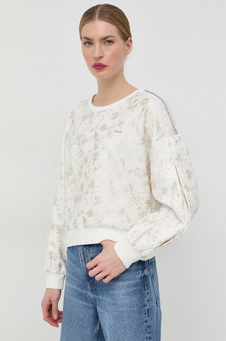 

Кофта Liu Jo жіноча колір бежевий візерунок