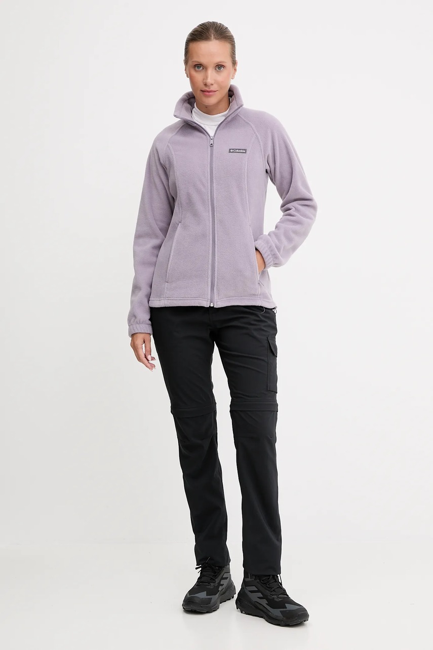 Спортивная кофта Columbia Benton Springs цвет серый однотонная 1372111
