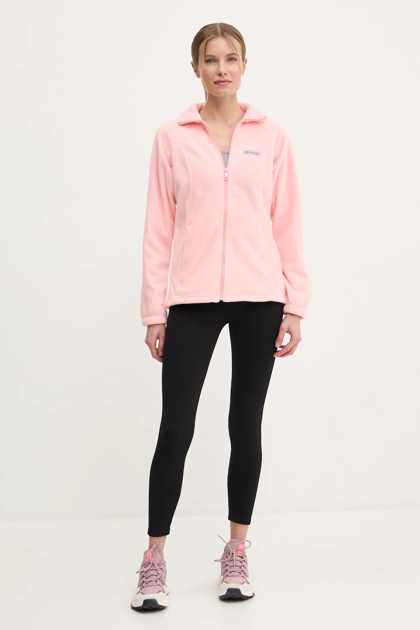 Спортивная кофта Columbia Benton Springs цвет серый однотонная 1372111 Спортивная кофта Columbia Benton Springs цвет серый однотонная 1372111
